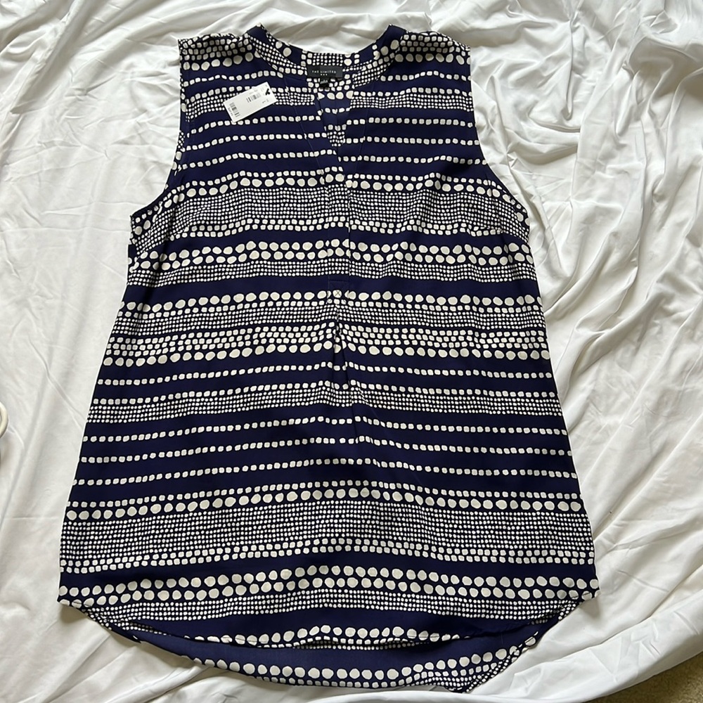 NEW The Limited Navy Blouse